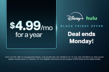 HOT! Get Disney+ AND Hulu for $4.99/month for a Year!